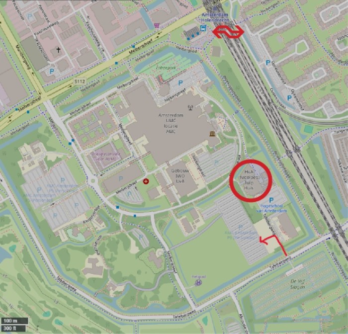 Plattegrond AMC
